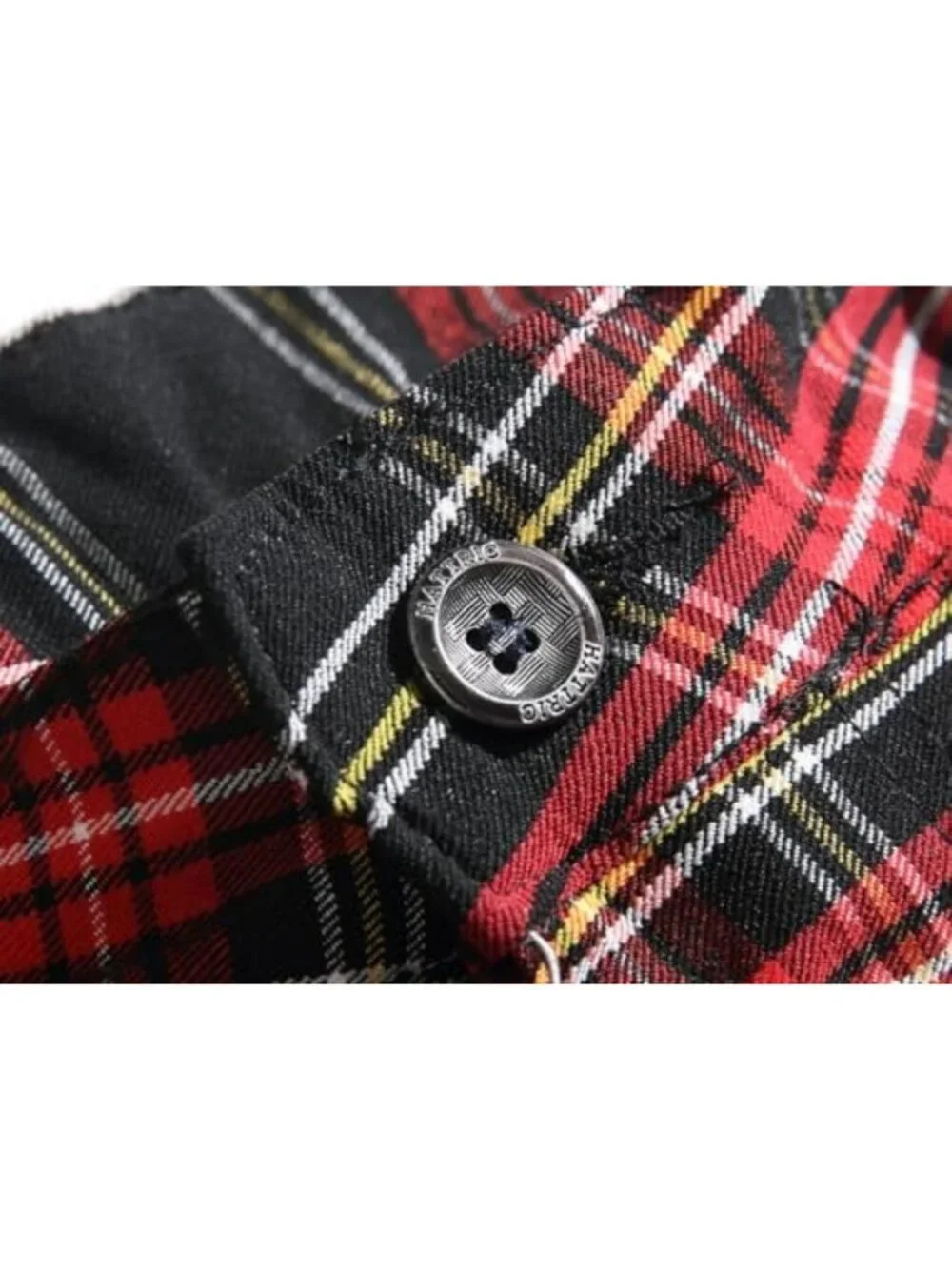 Plaid Cargo Shorts for Men - 10